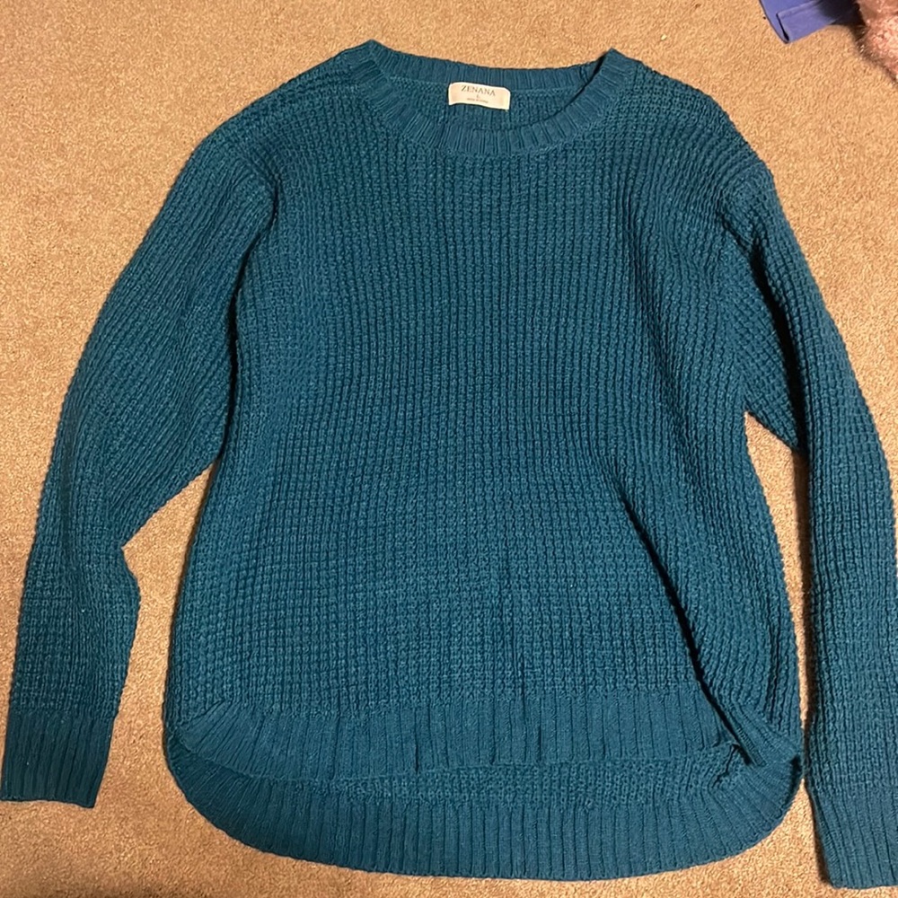 Teal Sweater